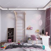 3D Interior Scene Children Room 0830