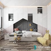 3D Interior Scene Children Room 0832