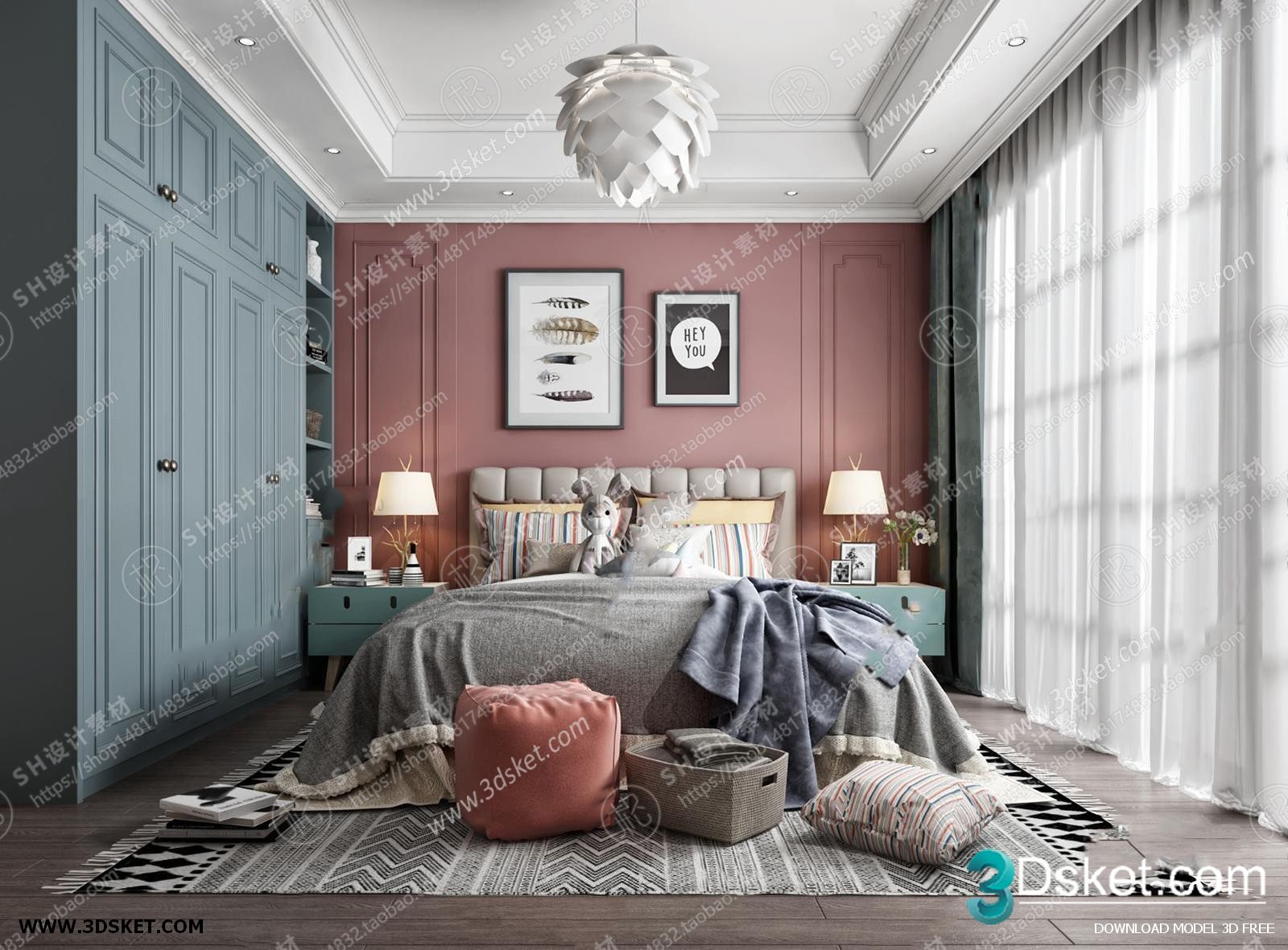 3D Interior Scene Children Room 0834