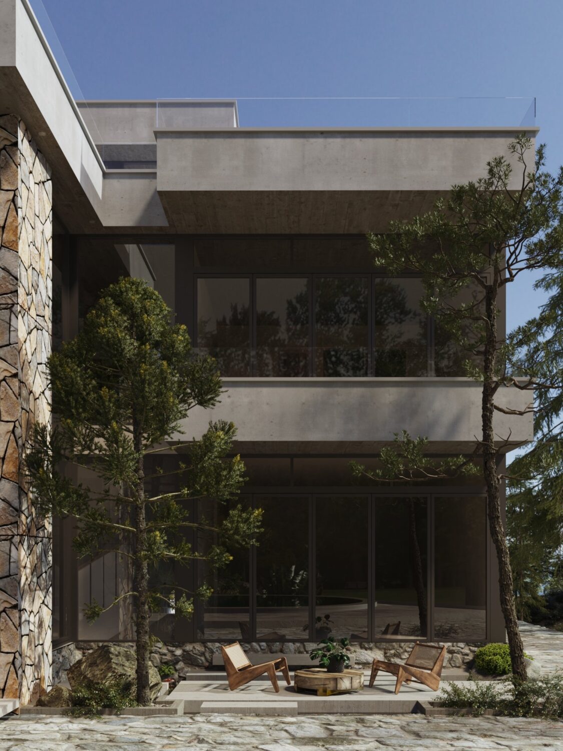 3D Exteriors Model 012595 Scene 3dsmax