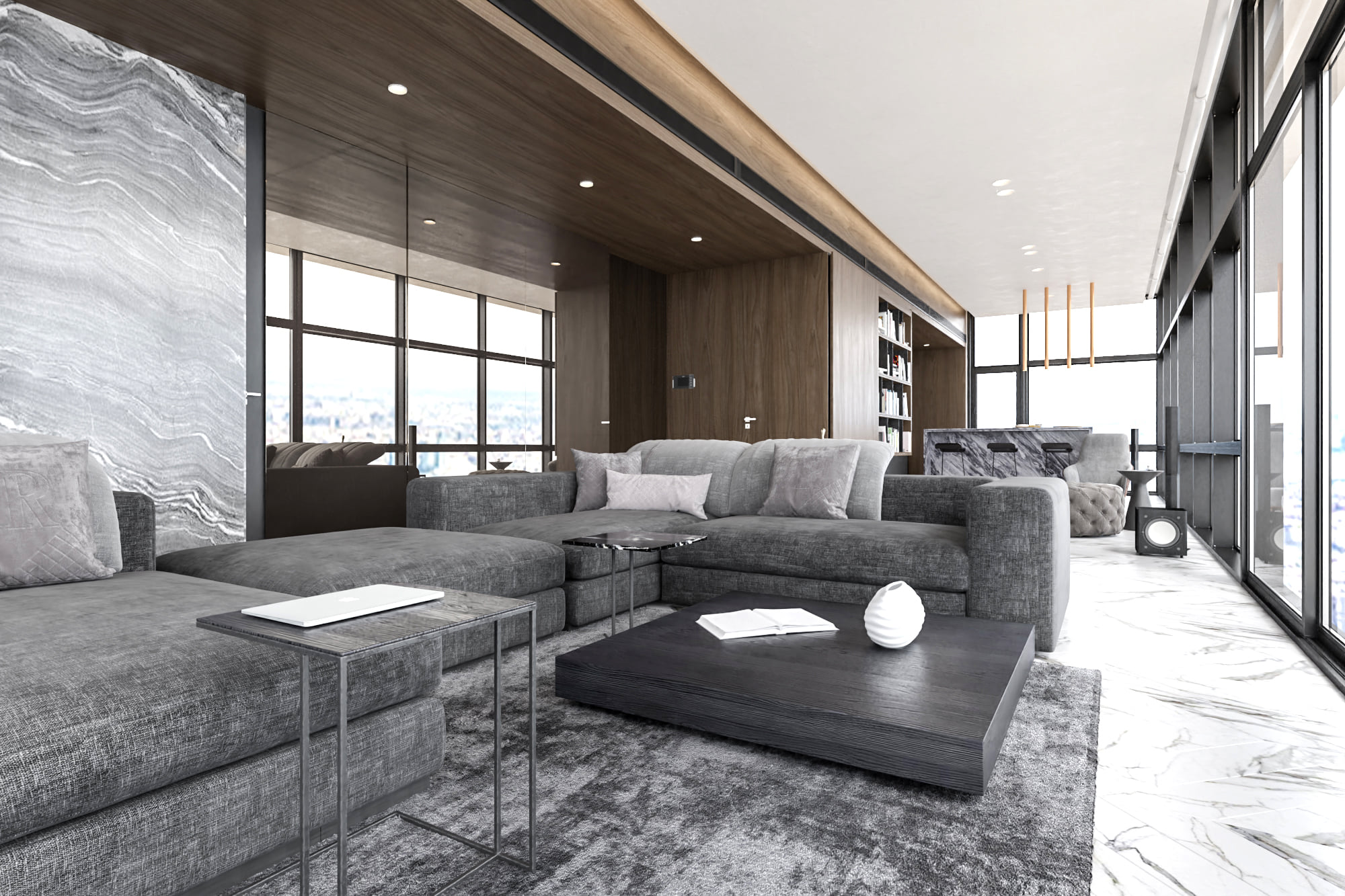 3D Interior Model Living room 0493 Scene 3dsmax