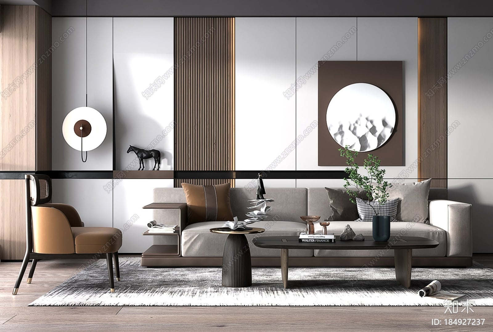 3D Interior Model Living room 0497 Scene 3dsmax