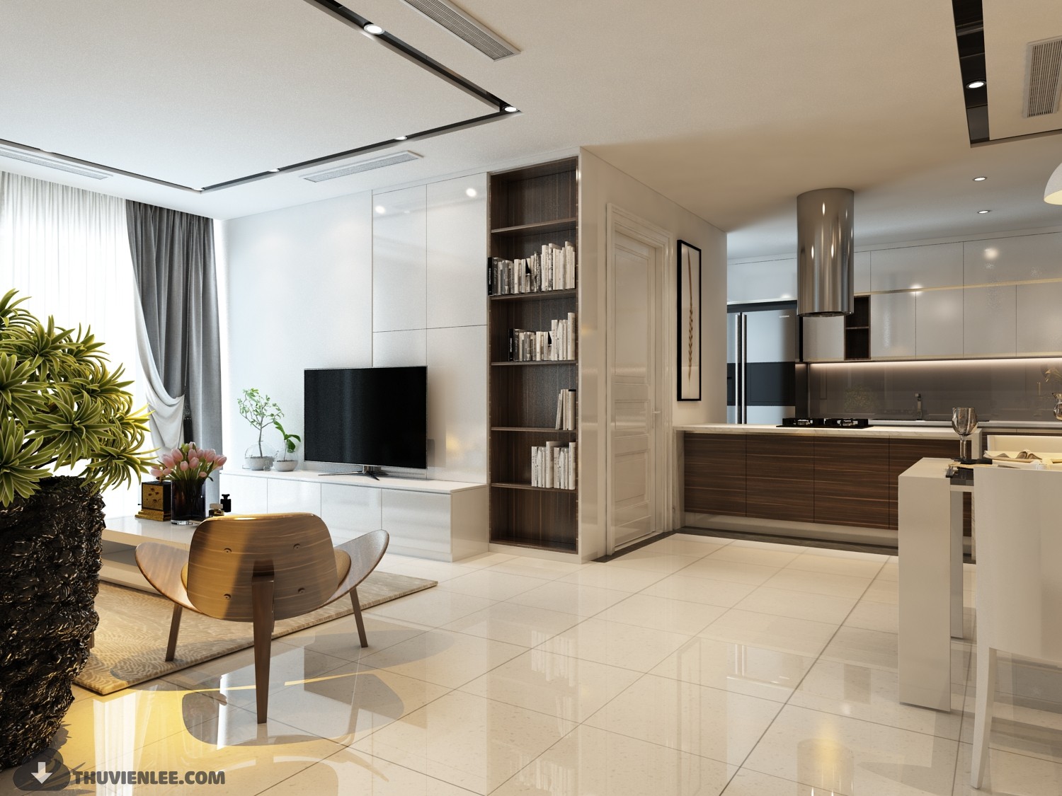 3D Interior Model Living room 0498 Scene 3dsmax