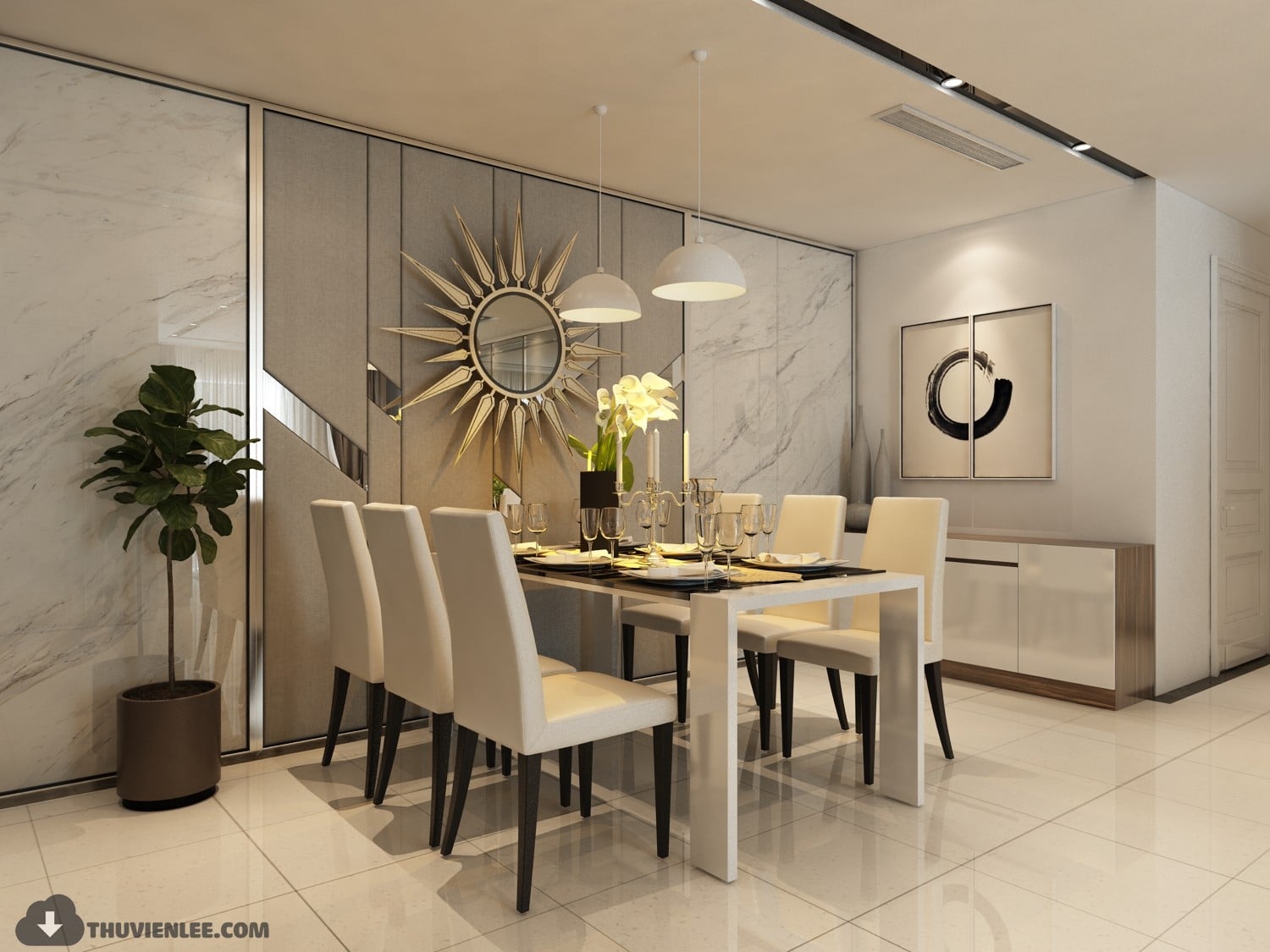 3D Interior Model Living room 0498 Scene 3dsmax