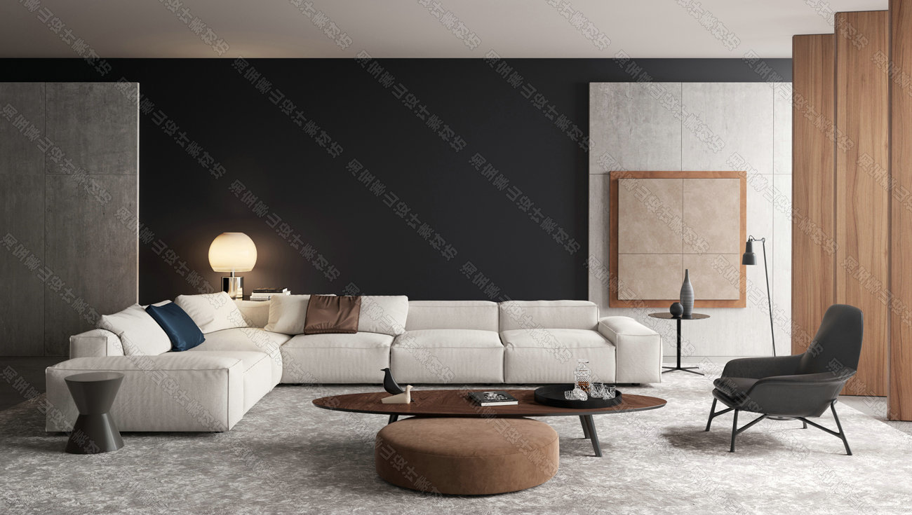 3D Interior Model Living room 0511 Scene 3dsmax