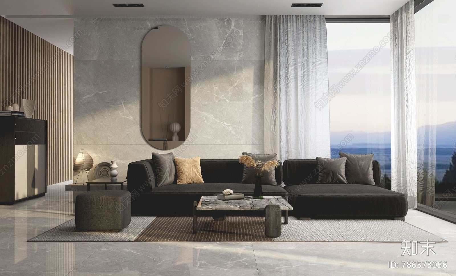 3D Interior Model Living room 0515 Scene 3dsmax
