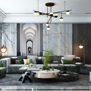 3D Interior Model Living room 0419 Scene 3dsmax