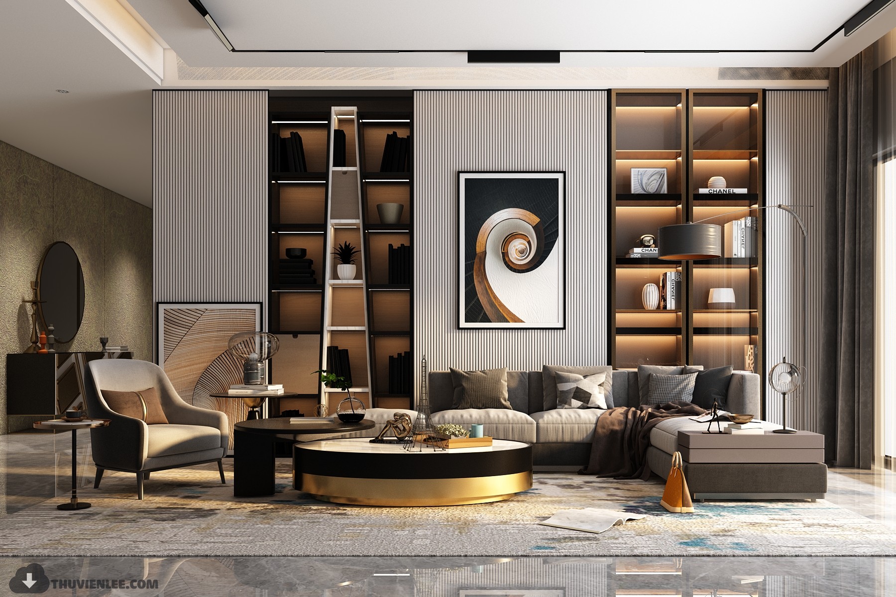 3D Interior Model Living room 0523 Scene 3dsmax