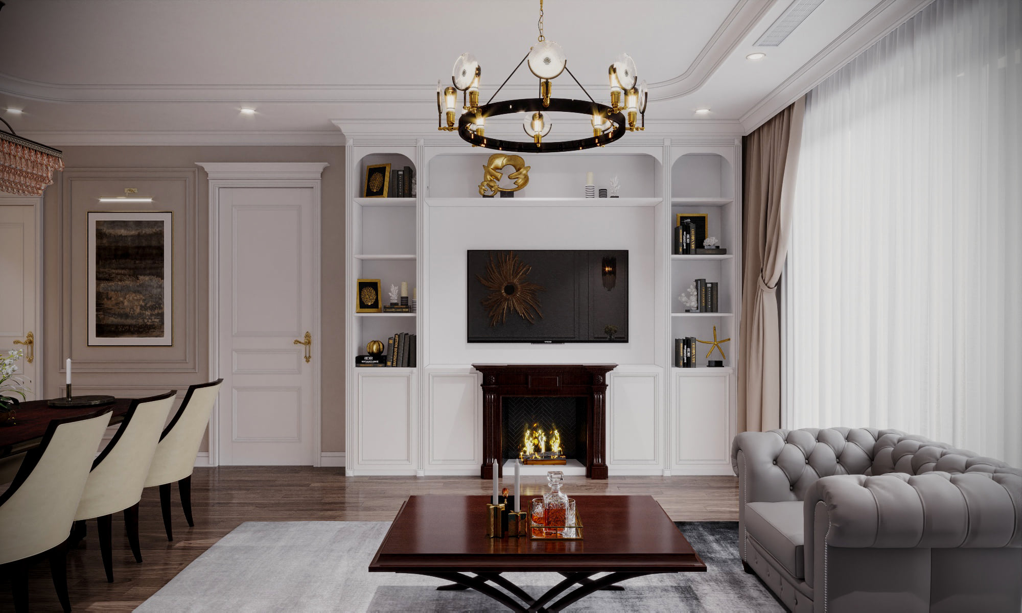 3D Interior Model Living room 0525 Scene 3dsmax