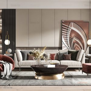 3D Interior Model Living room 0526 Scene 3dsmax