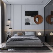 3D Interior Model Bed Room 0255 Scene 3dsmax