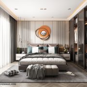 3D Interior Model Bed Room 0266 Scene 3dsmax