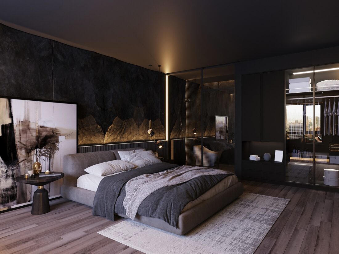 3D Interior Model Bed Room 0300 Scene 3dsmax