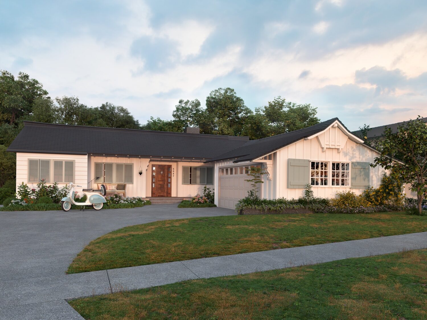 3D Exteriors Model 010812 Scene 3dsmax