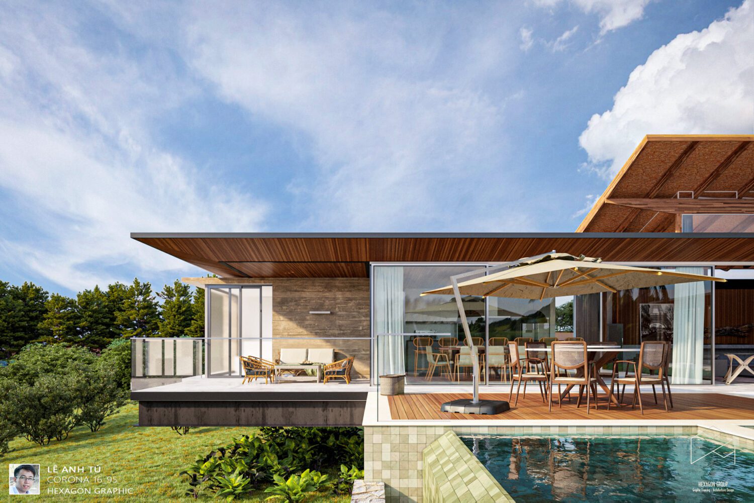 3D Exteriors Model 010848 Scene 3dsmax