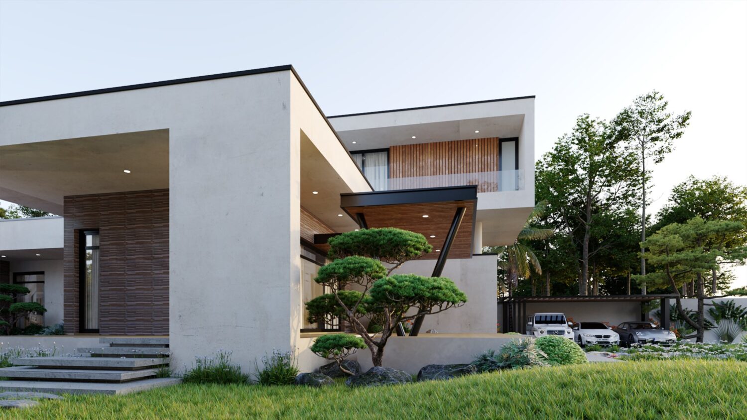 3D Exteriors Model 012645 Scene 3dsmax