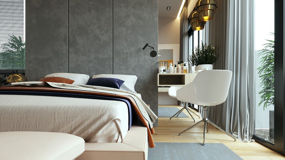 3D Interior Model Bed Room 0311 Scene 3dsmax