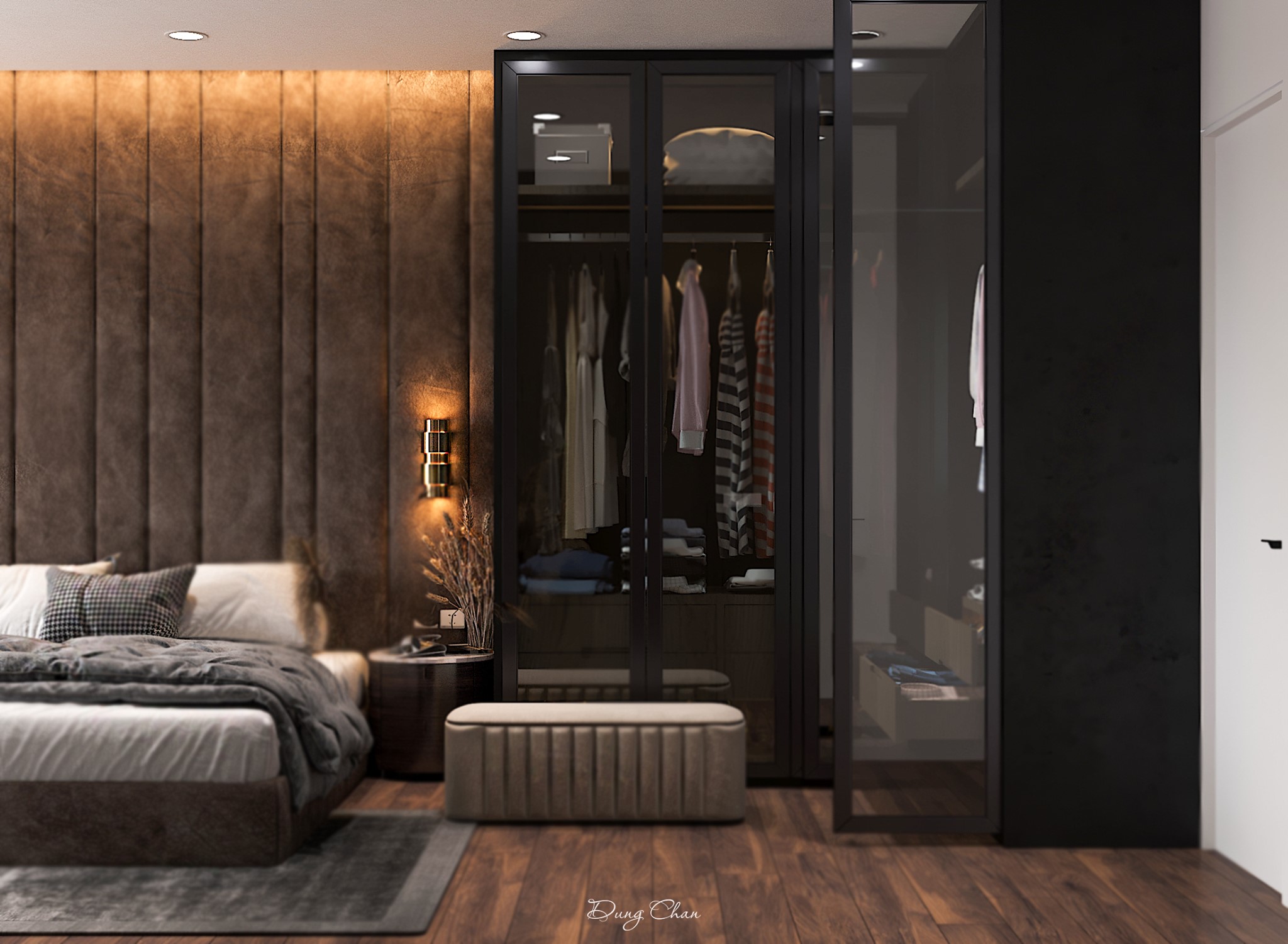 3D Interior Model Bed Room 0327 Scene 3dsmax