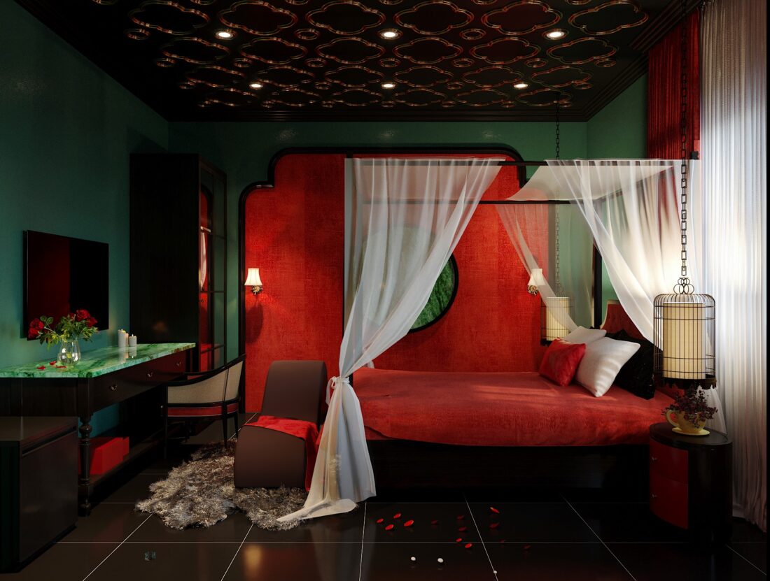 3D Interior Model Bed Room 0330 Scene 3dsmax