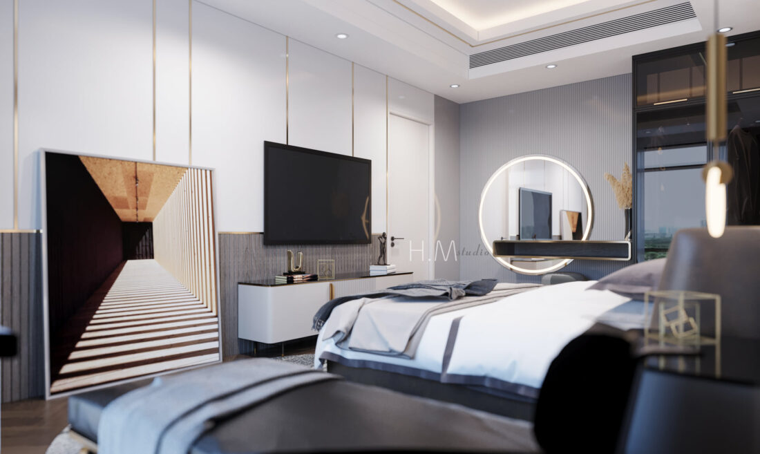 3D Interior Model Bed Room 0334 Scene 3dsmax