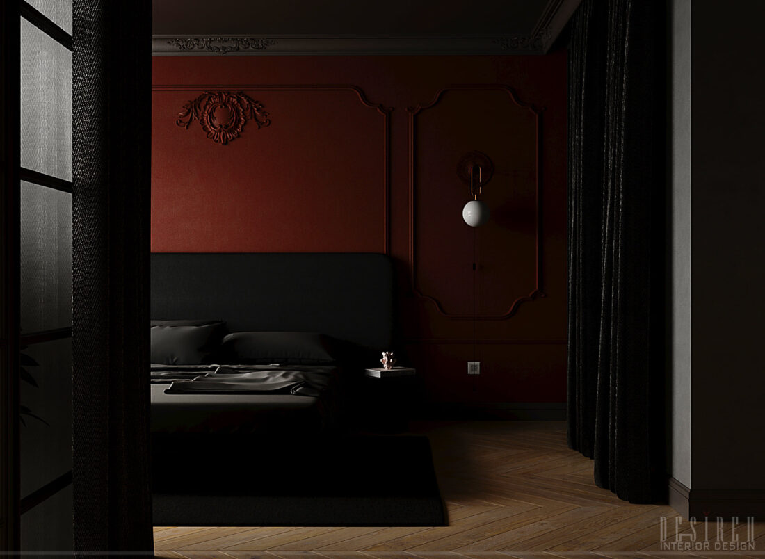 3D Interior Model Bed Room 0338 Scene 3dsmax