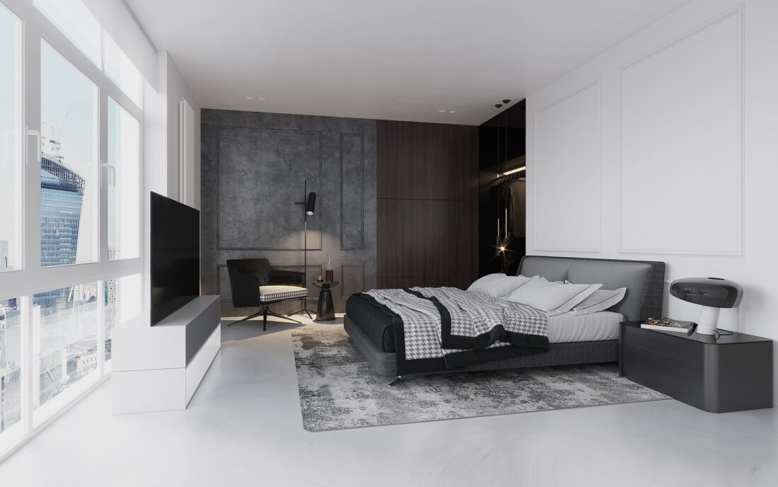 3D Interior Model Bed Room 0342 Scene 3dsmax