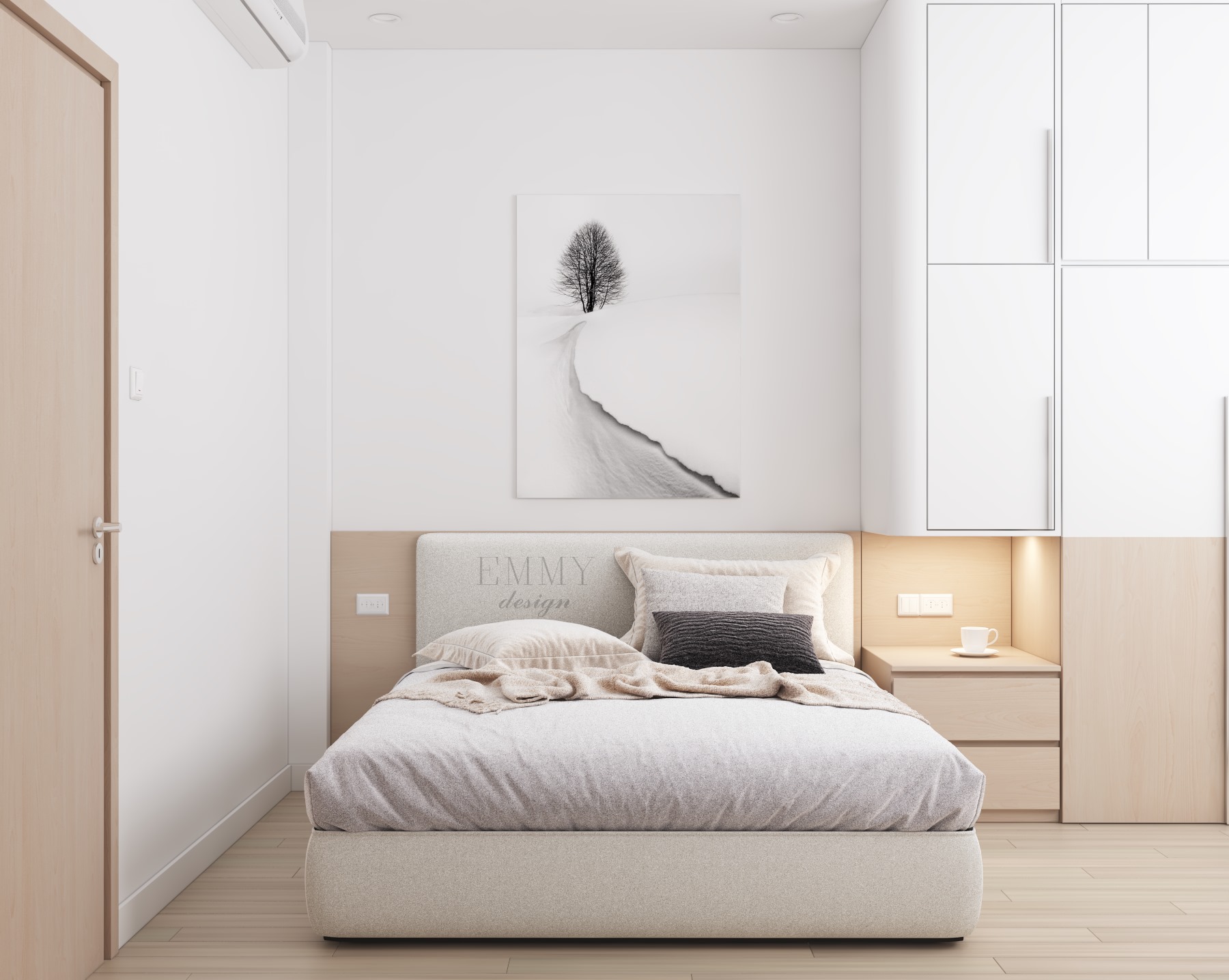 3D Interior Model Bed Room 0349 Scene 3dsmax