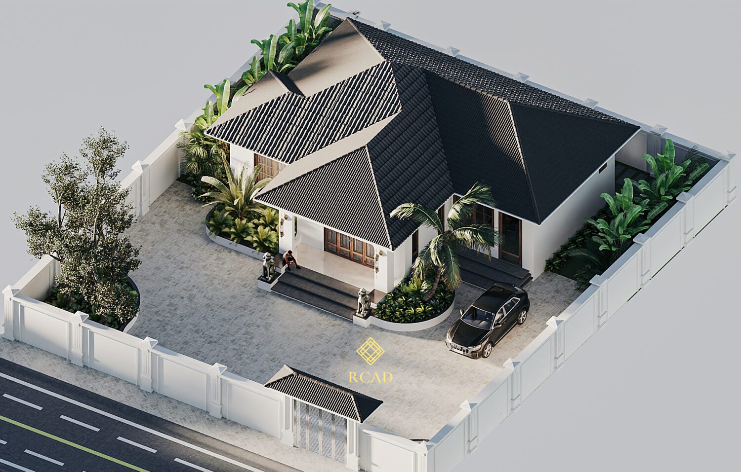 3D Exteriors Model 011192 Scene 3dsmax