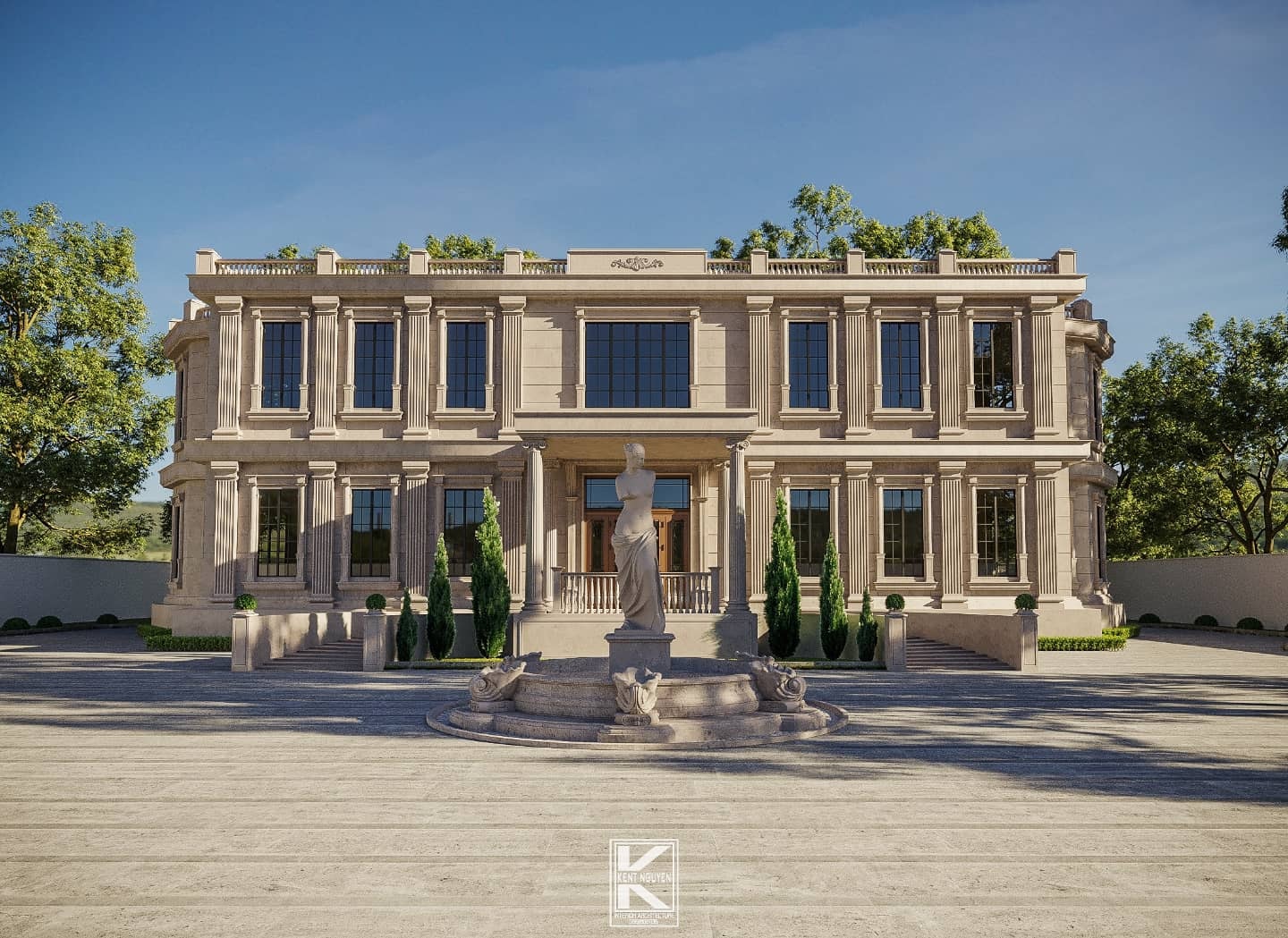 3D Exteriors Model 012235 Scene 3dsmax