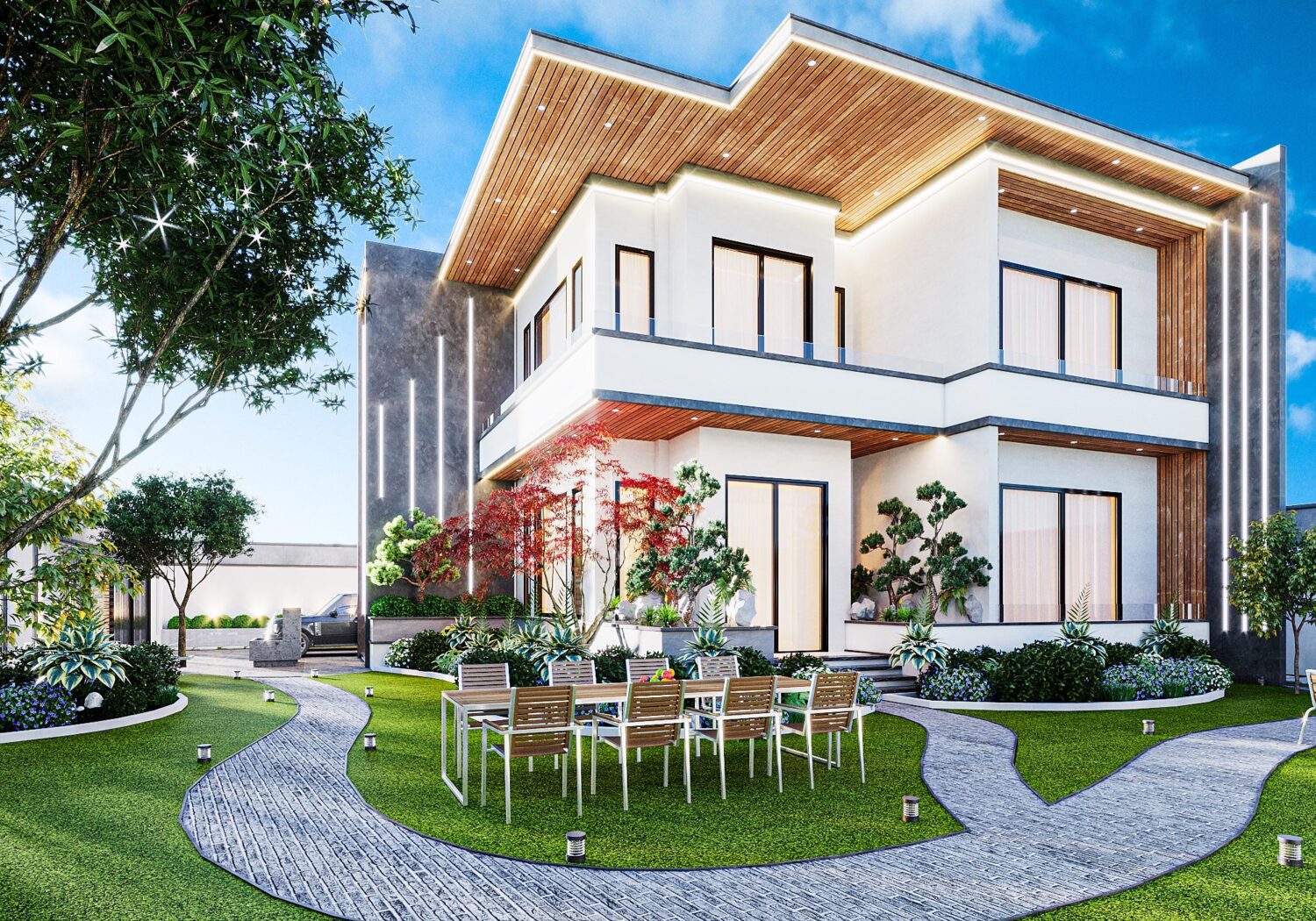 3D Exteriors Model 012664 Scene 3dsmax