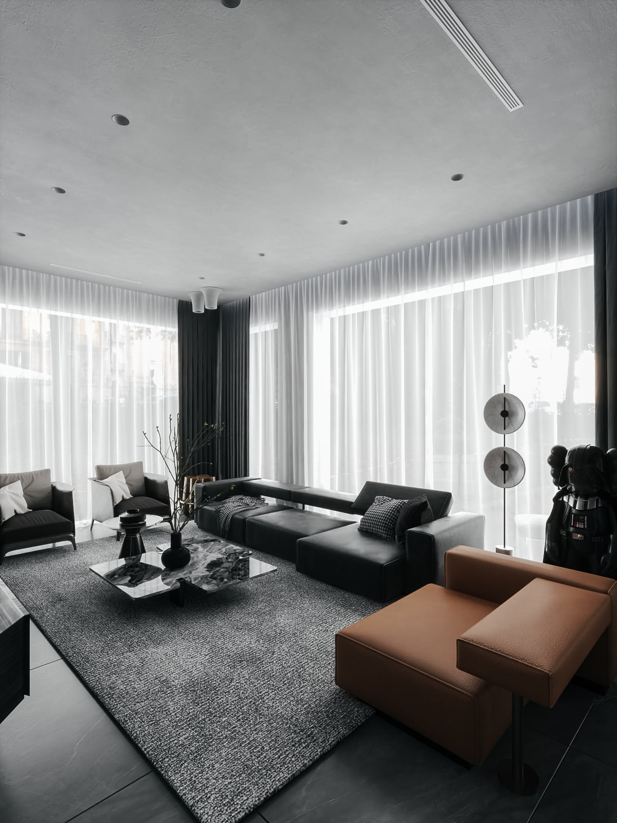 3D Interior Model Living room 0536 Scene 3dsmax