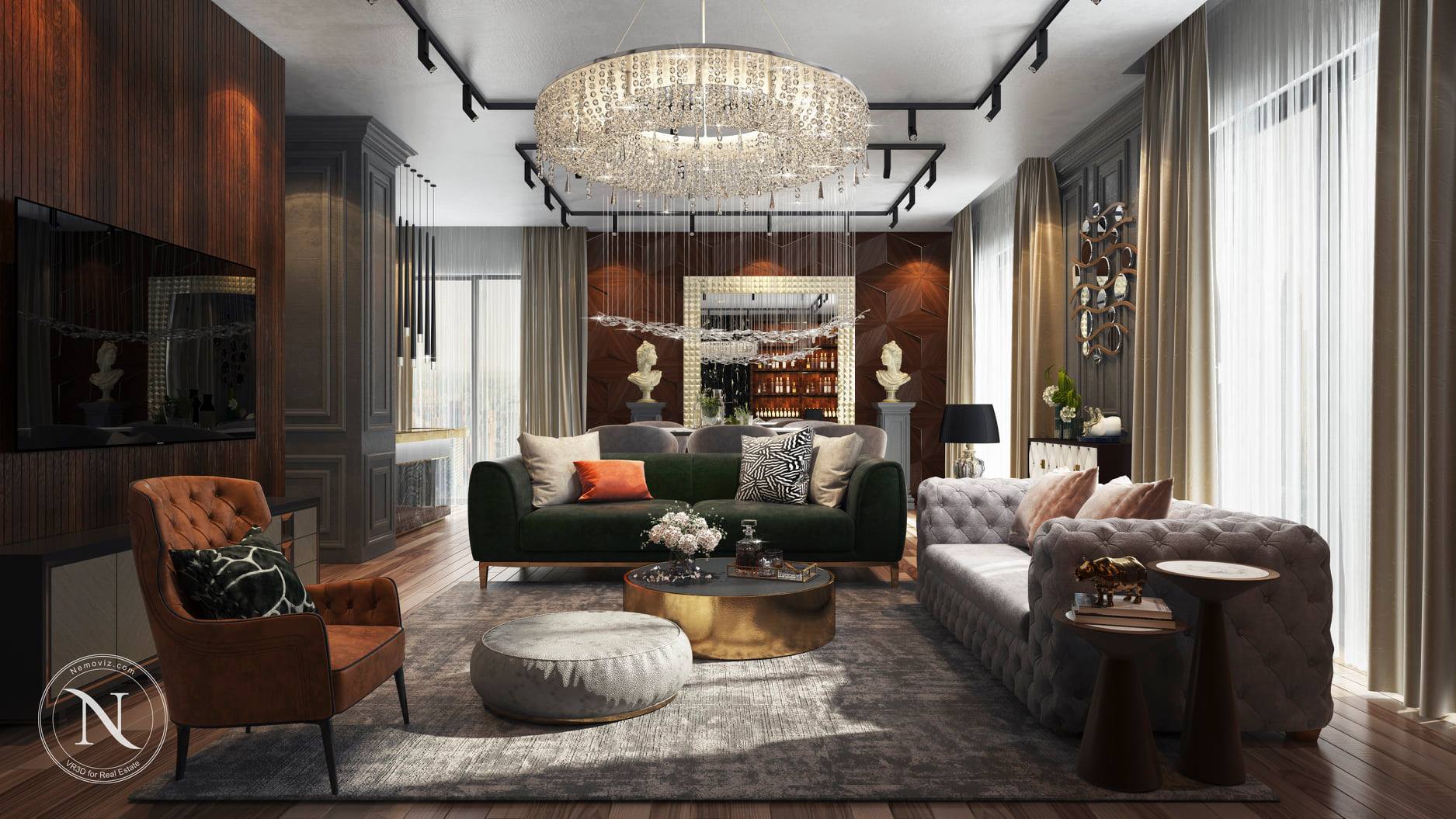 3D Interior Model Living room 230574 Scene 3dsmax