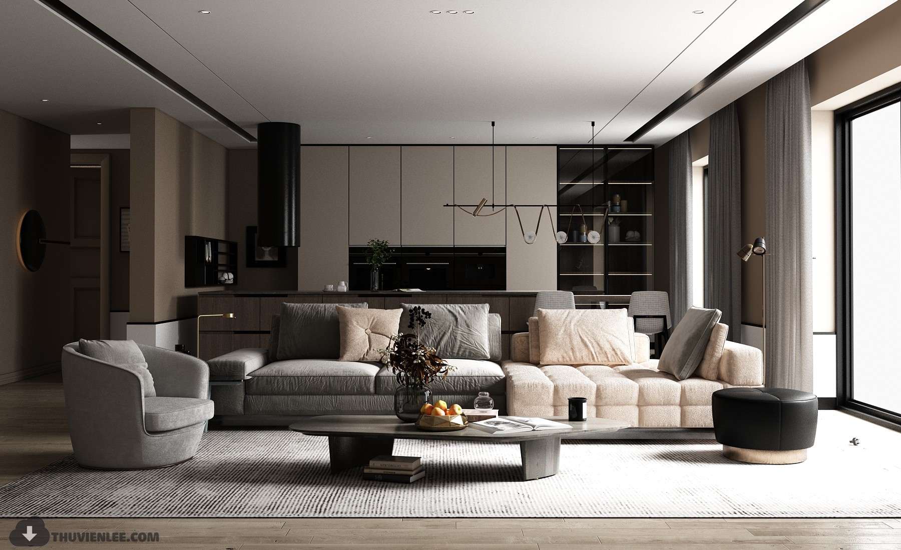 3D Interior Model Living room 230575 Scene 3dsmax