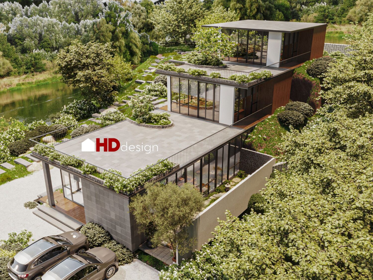 3D Exteriors Model 012927 Scene 3dsmax