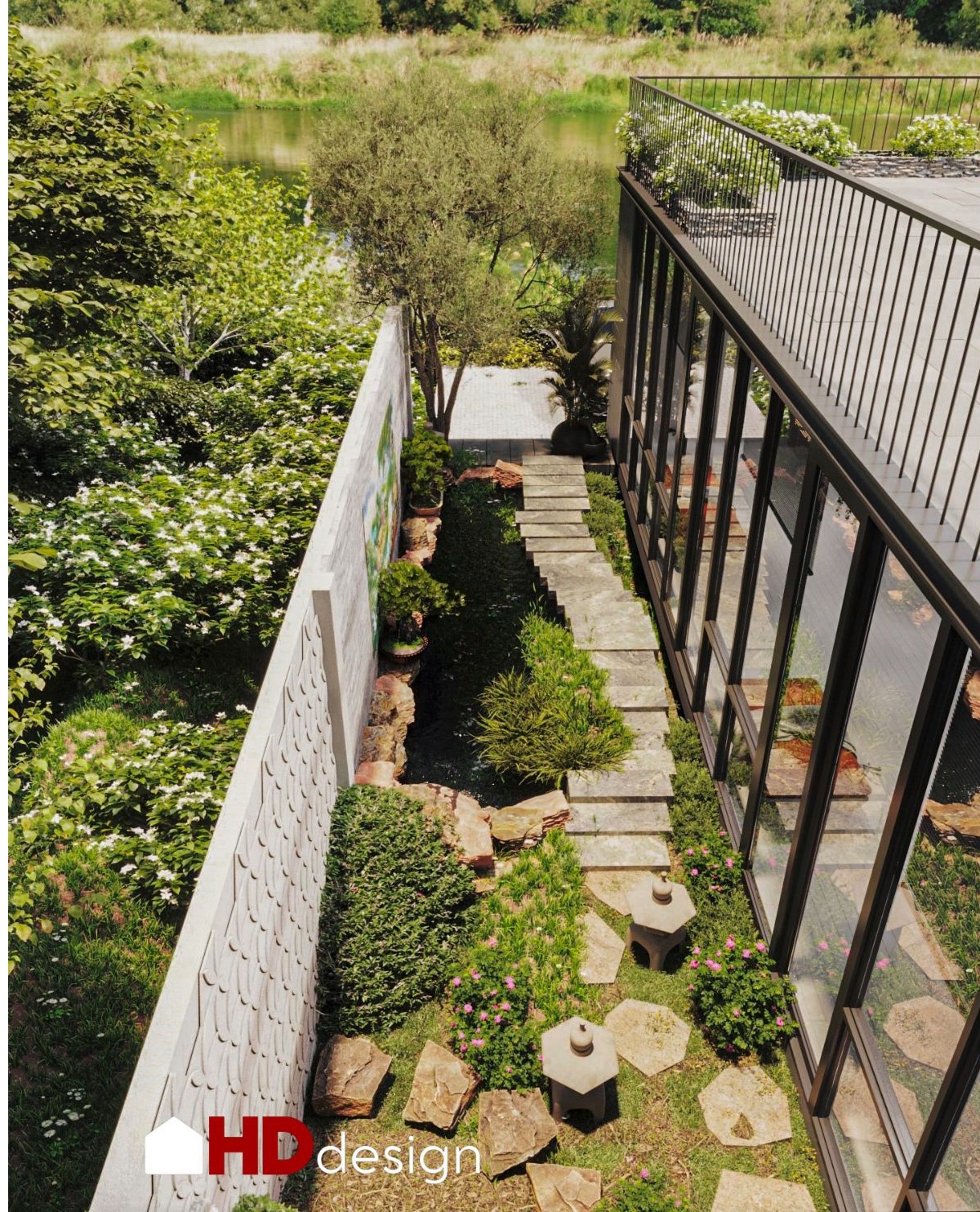 3D Exteriors Model 012927 Scene 3dsmax