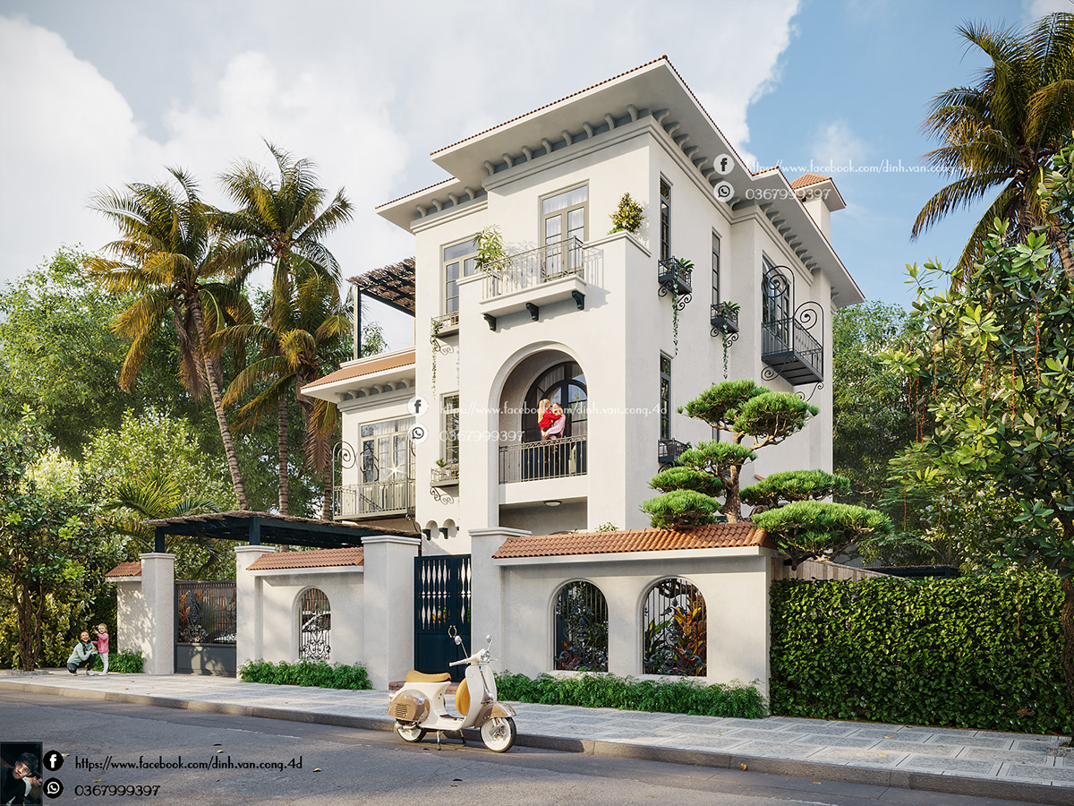 3D Exteriors Model 013041 Scene 3dsmax