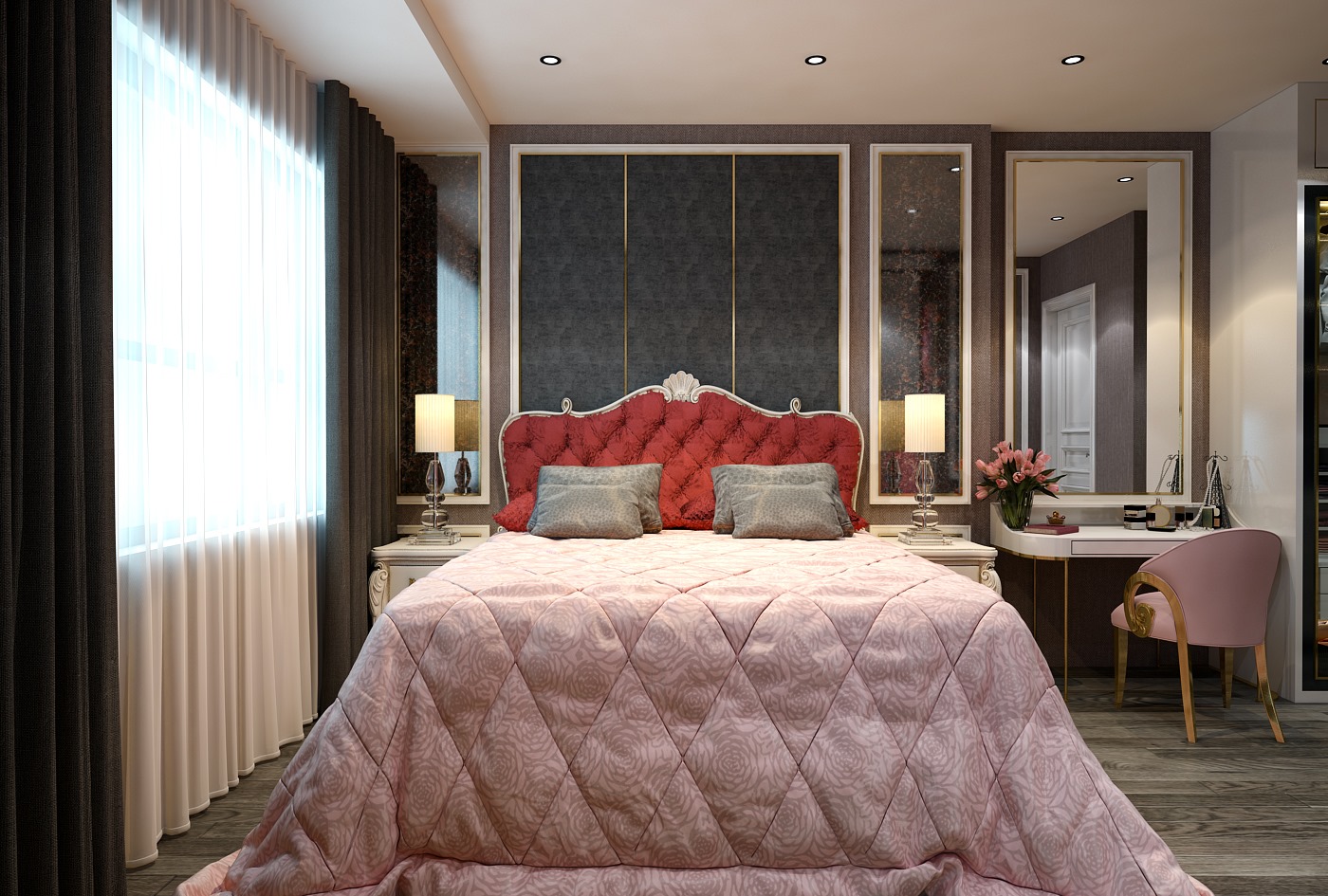 3D Interior Model Bed Room 0356 Scene 3dsmax