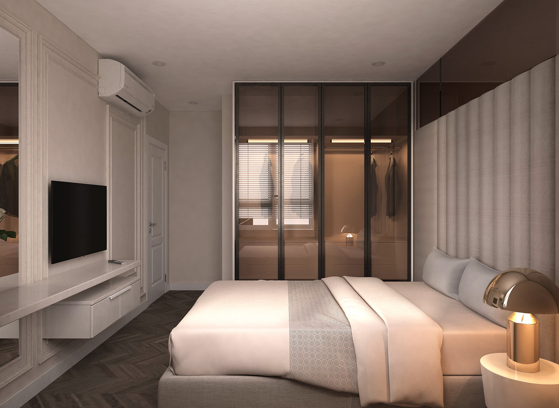 3D Interior Model Bed Room 0357 Scene 3dsmax