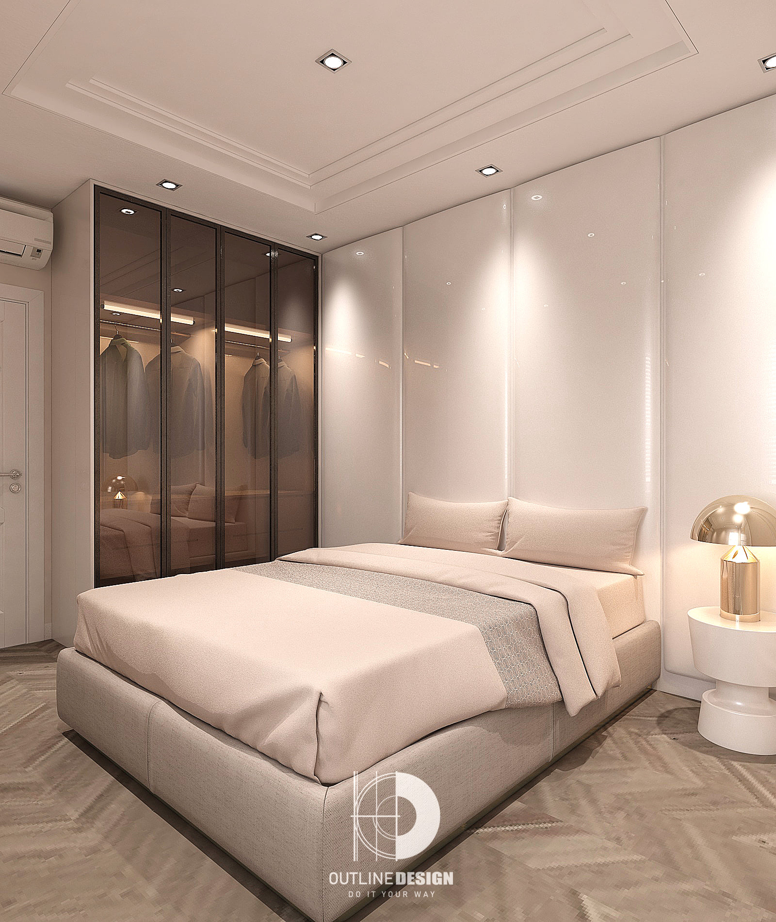 3D Interior Model Bed Room 0357 Scene 3dsmax