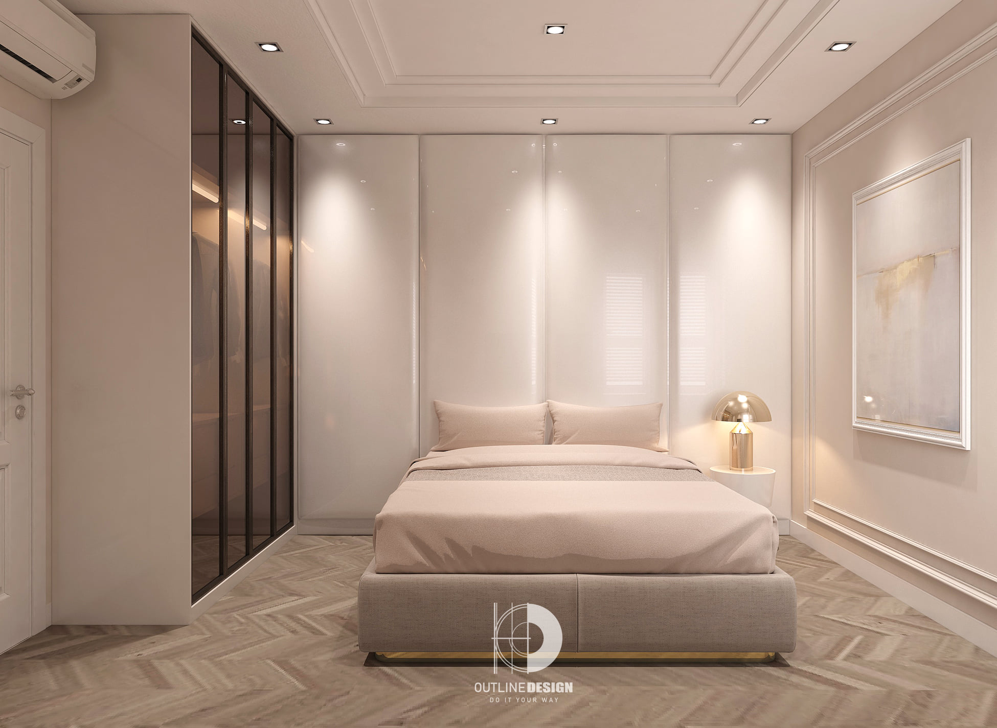3D Interior Model Bed Room 0357 Scene 3dsmax