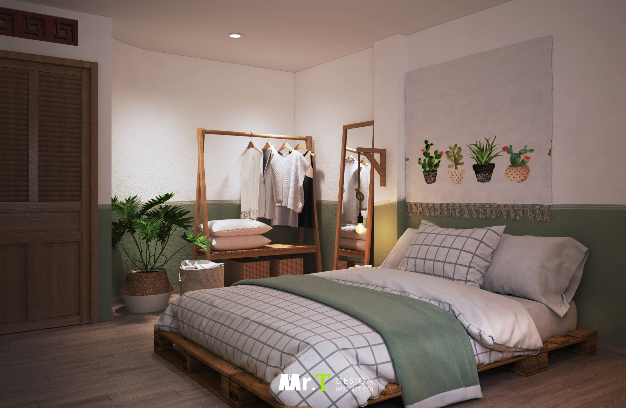 3D Interior Model Bed Room 0358 Scene 3dsmax