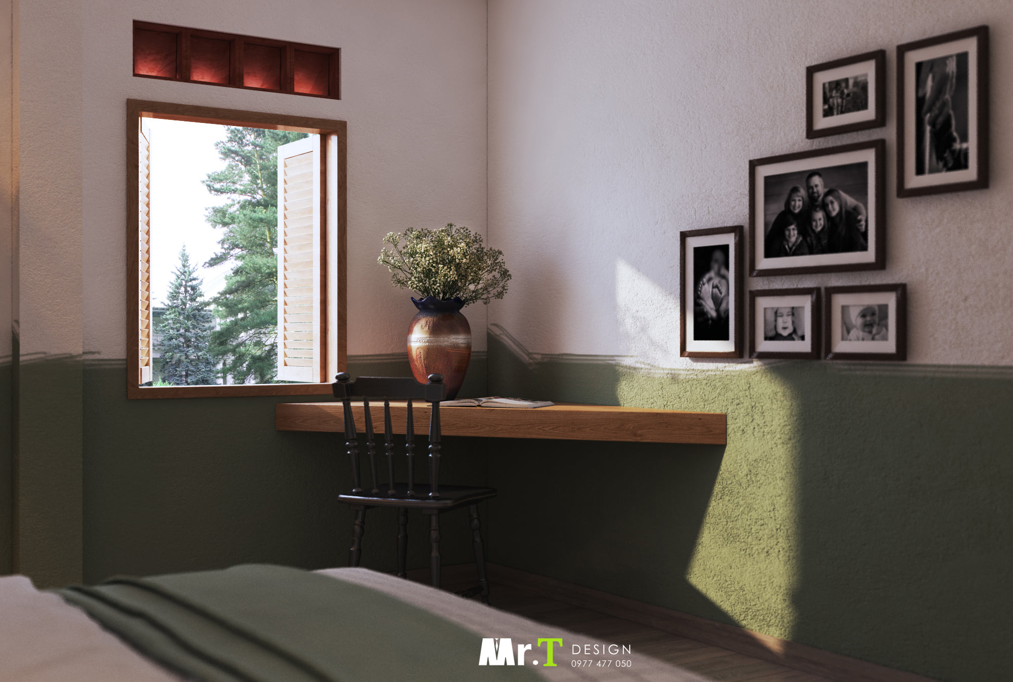 3D Interior Model Bed Room 0358 Scene 3dsmax