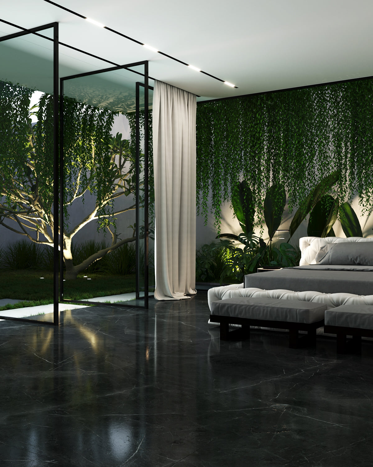 3D Interior Model Bed Room 0360 Scene 3dsmax