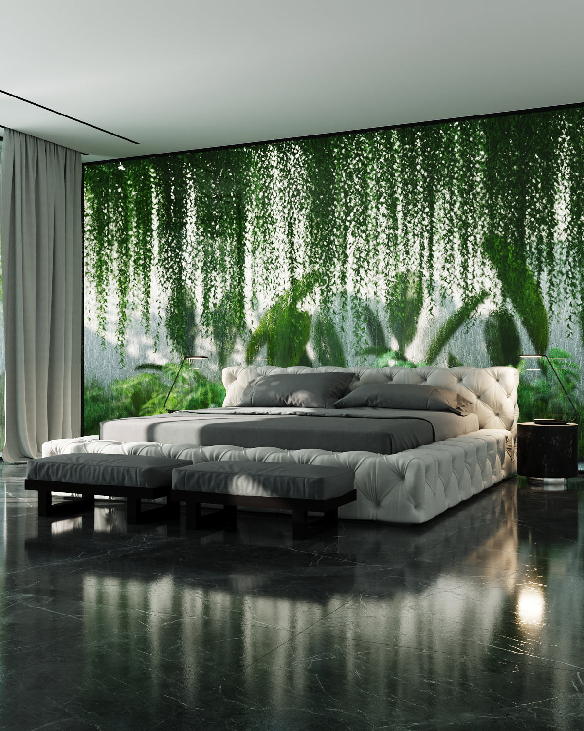 3D Interior Model Bed Room 0360 Scene 3dsmax