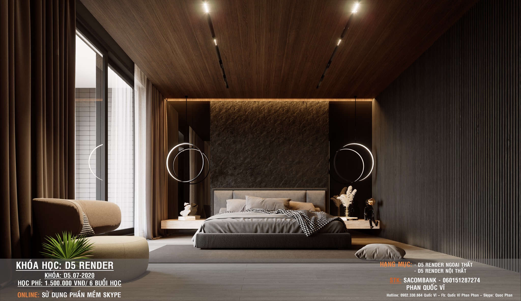 3D Interior Model Bed Room 0368 Scene 3dsmax