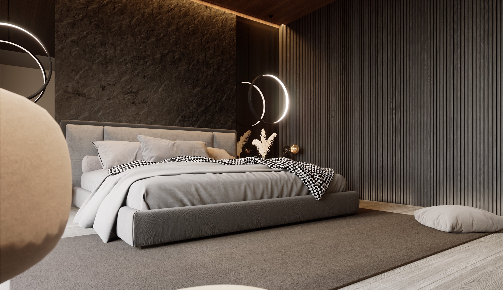 3D Interior Model Bed Room 0368 Scene 3dsmax