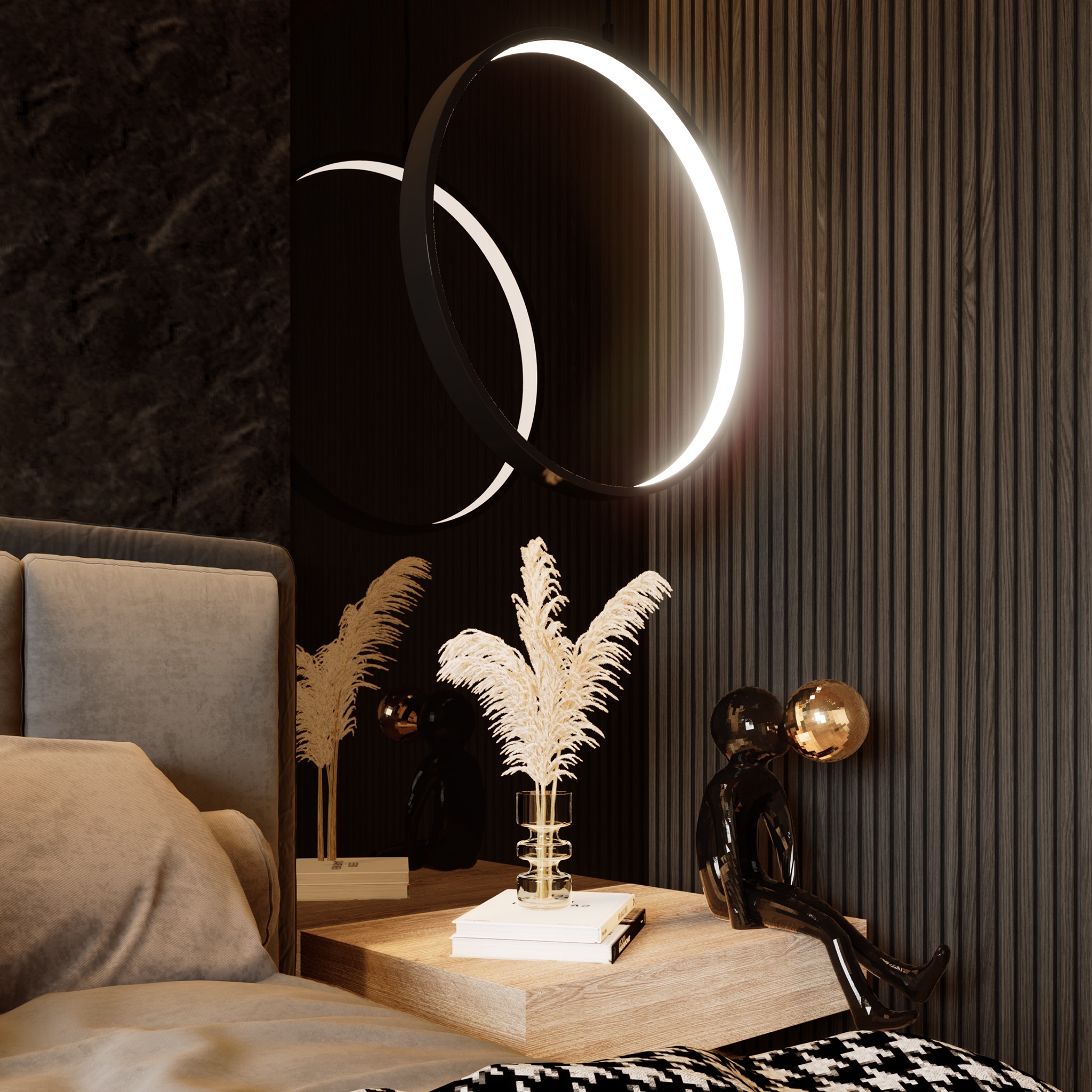 3D Interior Model Bed Room 0368 Scene 3dsmax