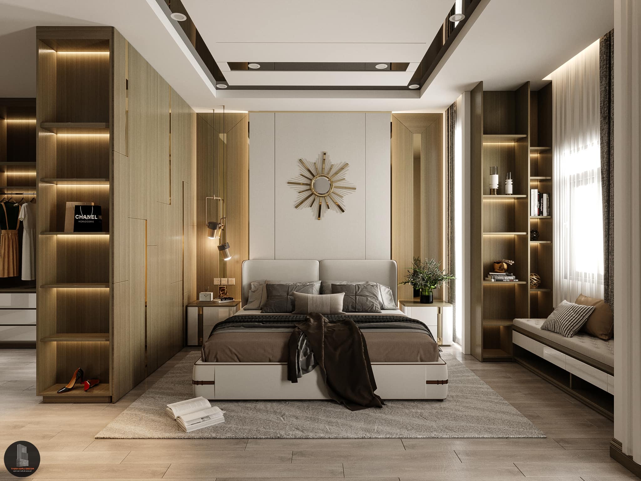 3D Interior Model Bed Room 0372 Scene 3dsmax