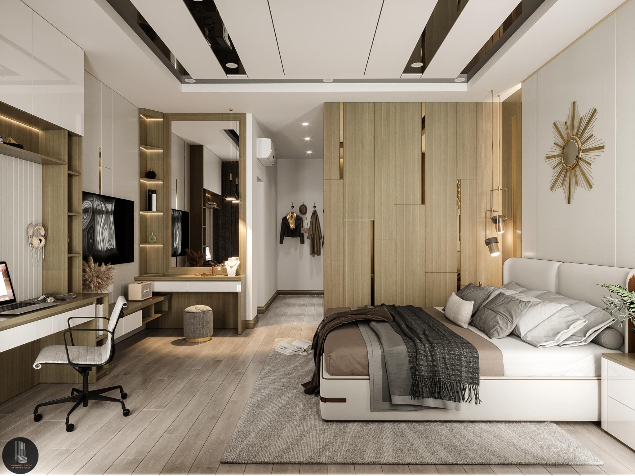 3D Interior Model Bed Room 0372 Scene 3dsmax