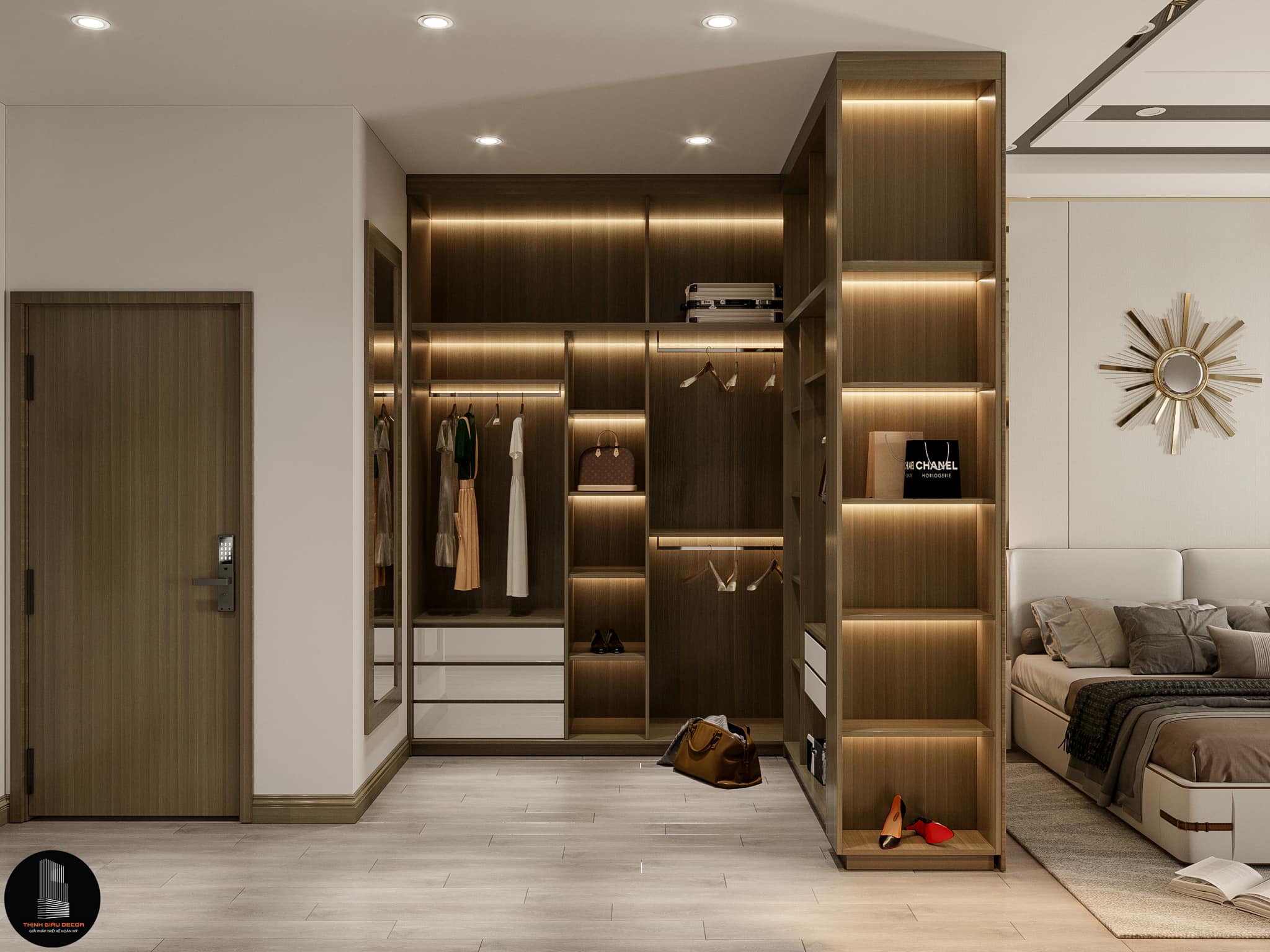 3D Interior Model Bed Room 0372 Scene 3dsmax